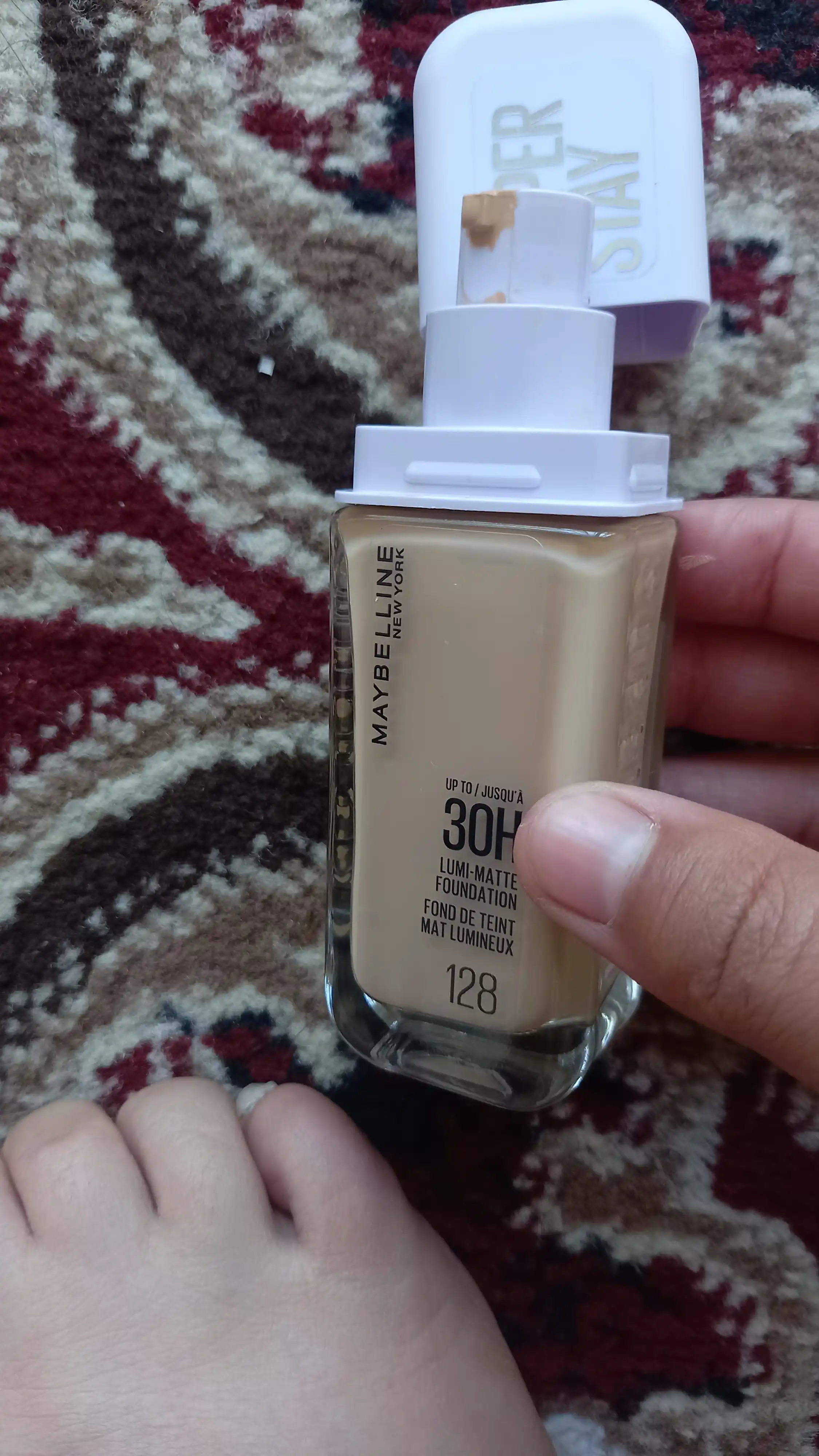 Maybelline Super Stay Lumi-Matte tonal kremi, No128, xiralashtiruvchi, 30 ml