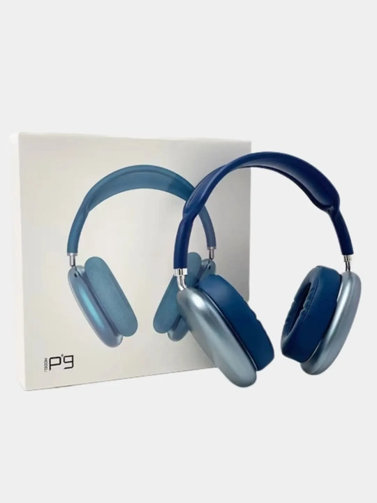Simsiz Bluetooth quloqchinlar P9, mikrofonli, to'liq o'lchamli