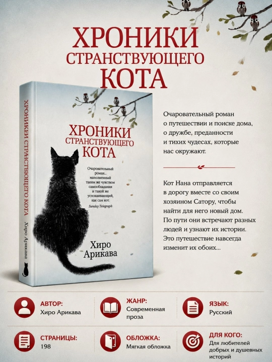 Sayohatchi mushuk Xiro Arikava xronikasi - 
