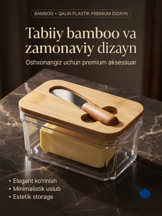 Стеклянная масленка, для сыра, творога, сливочного масла, с крышкой, эстетичный 135х90 мм