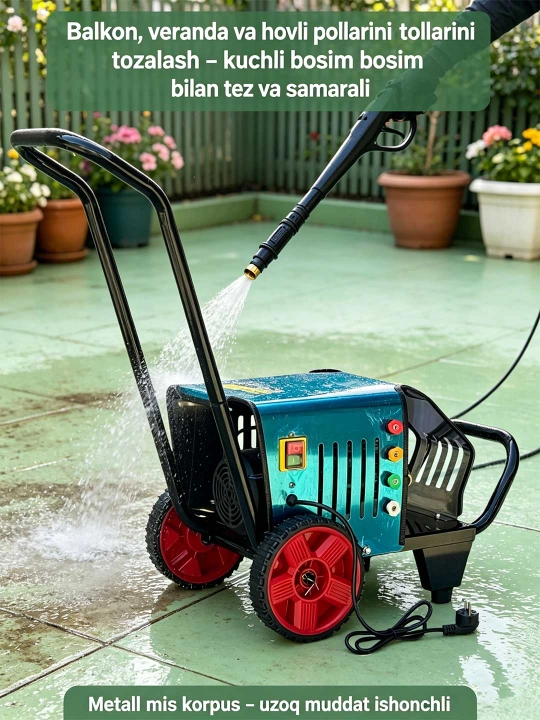 Автомойка высокого давления 3000 W, автомойка
