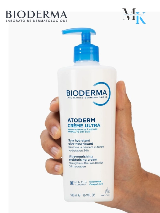 Ultra-namlaydigan, yuz va tana kremi,quruq va sezuvchan teriga, Atoderm Crème Ultra 500 ml