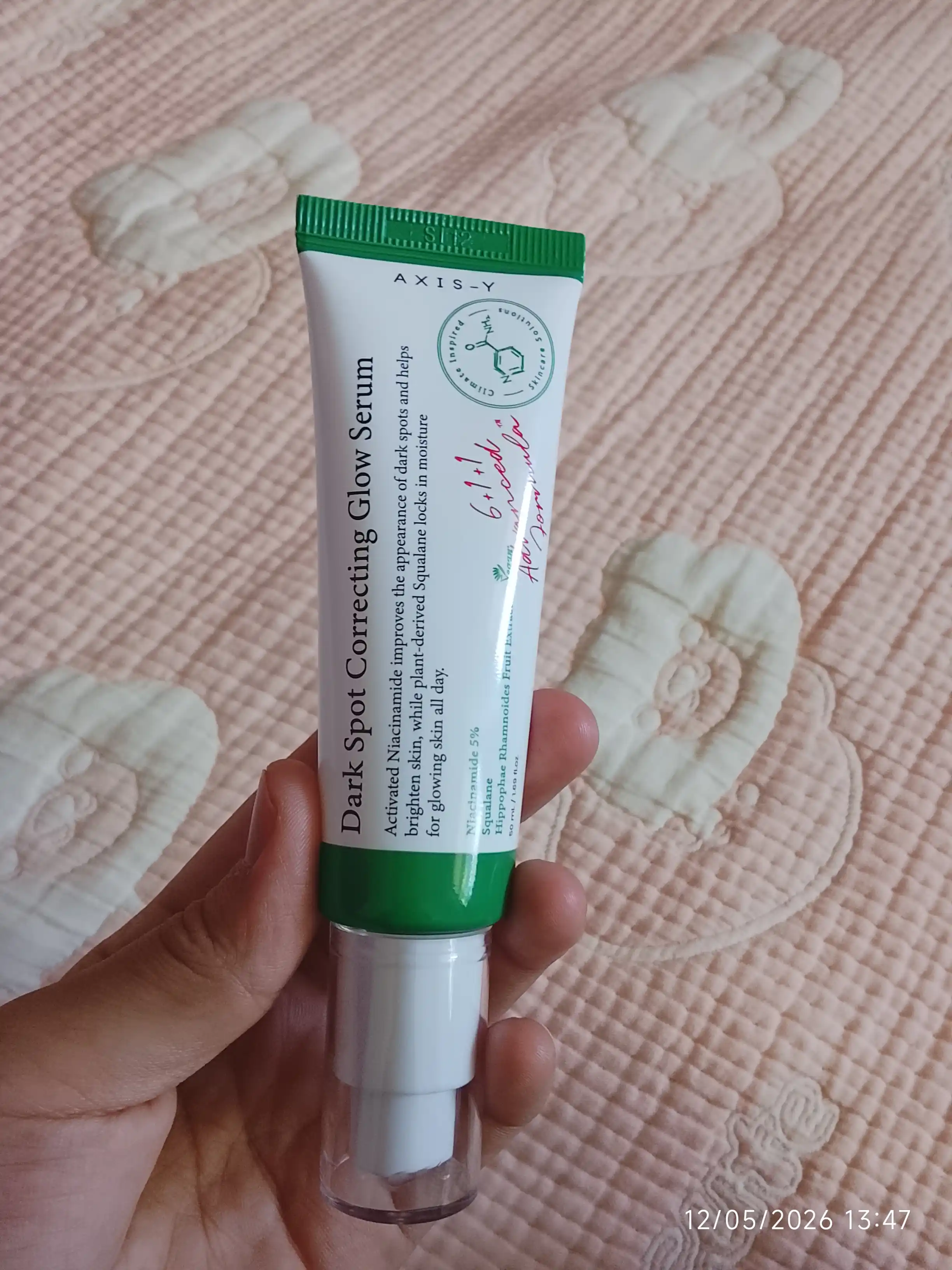 Oqartiruvchi qora nuqtalarga qarshi zardob Dark Spot Correcting Glow Serum, Axis Y, 50 ml