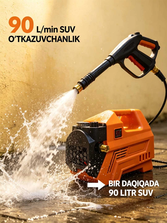 Автомойка высокого давления, 2200 Вт, автомойка (Модернизированная модель）