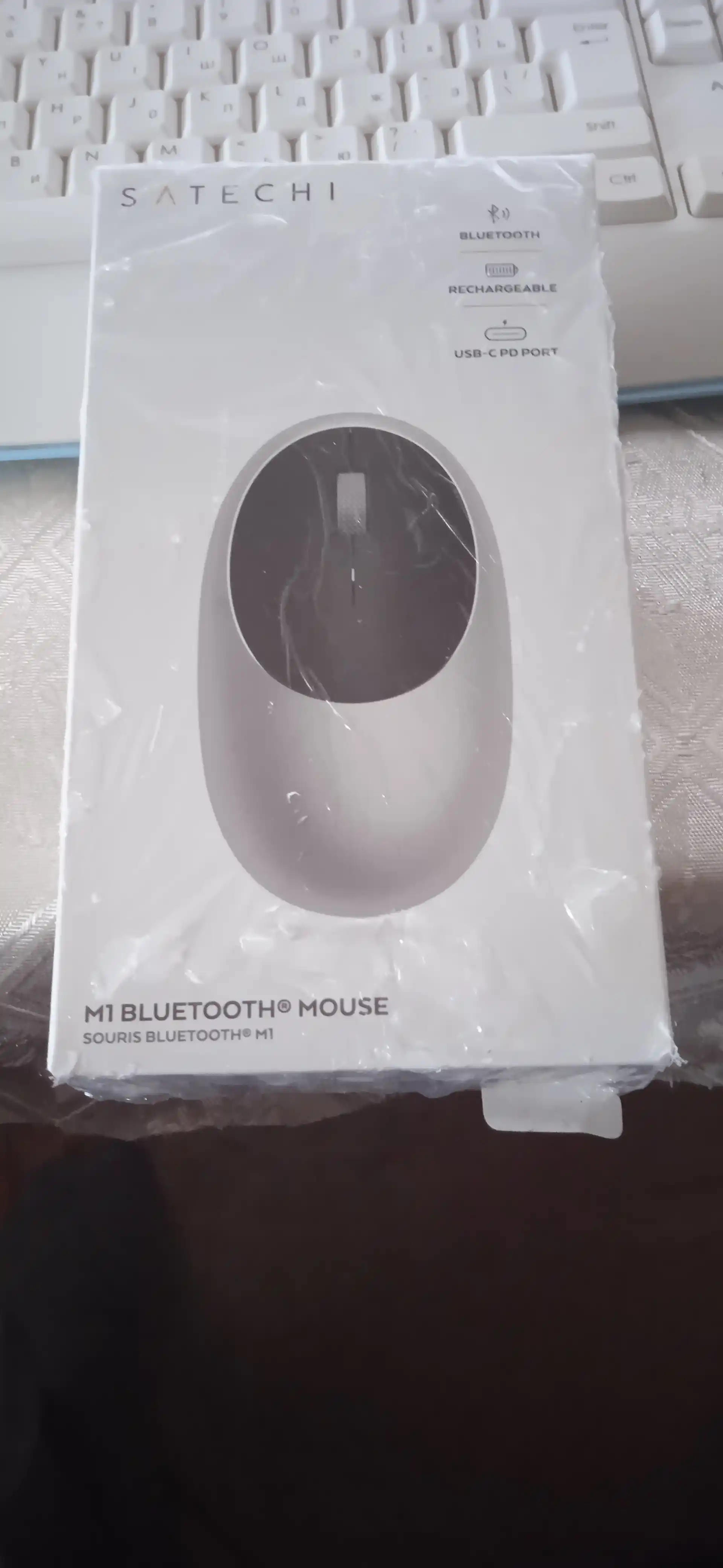 Simsiz sichqoncha Satechi M1 Bluetooth, qayta zaryadlanuvchi sichqoncha