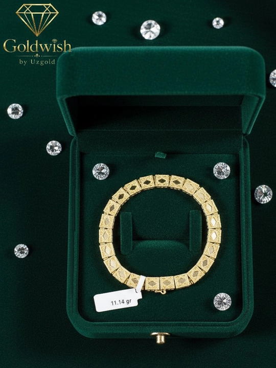 Золотой браслет GOLDWISH, Royal Chain, 585 проба, вес 11,14 г, размер 18–21
