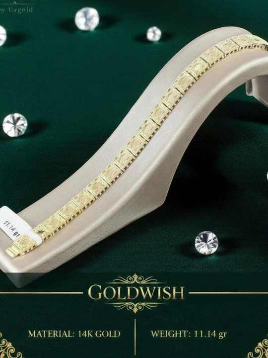 Золотой браслет GOLDWISH, Royal Chain, 585 проба, вес 11,14 г, размер 18–21 - 