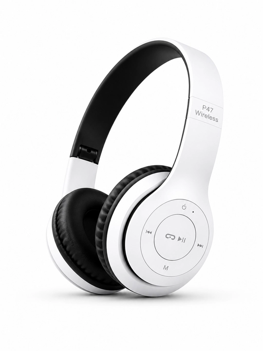 Simsiz quloqchinlar P47, Bluetooth 5.0, yig'iluvchan, mikrofon bilan, shovqinsiz