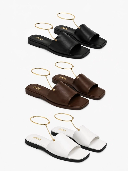 Zara сандалии браслет Женская обувь Кожаные сандалии летняя обувь комфортные сандалии