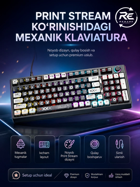 Механическая клавиатура 98K для CS2