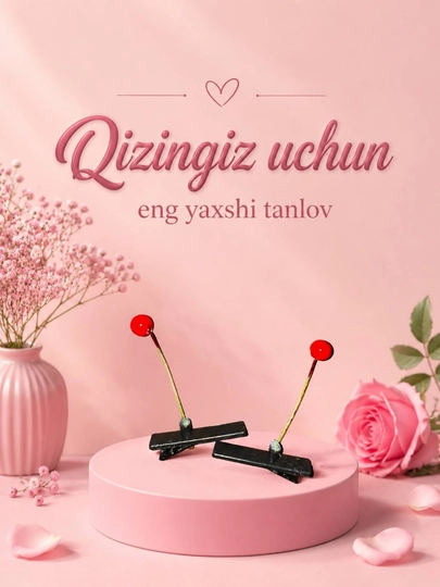 Креативные заколки для девочек — BAZABYG-QOPKETGANZAKOLKA-КРАСН