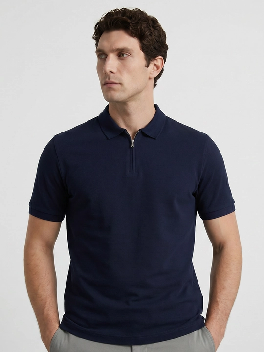 TERRA PRO erkaklar polo, fermuarli AW25CR2-17-22022