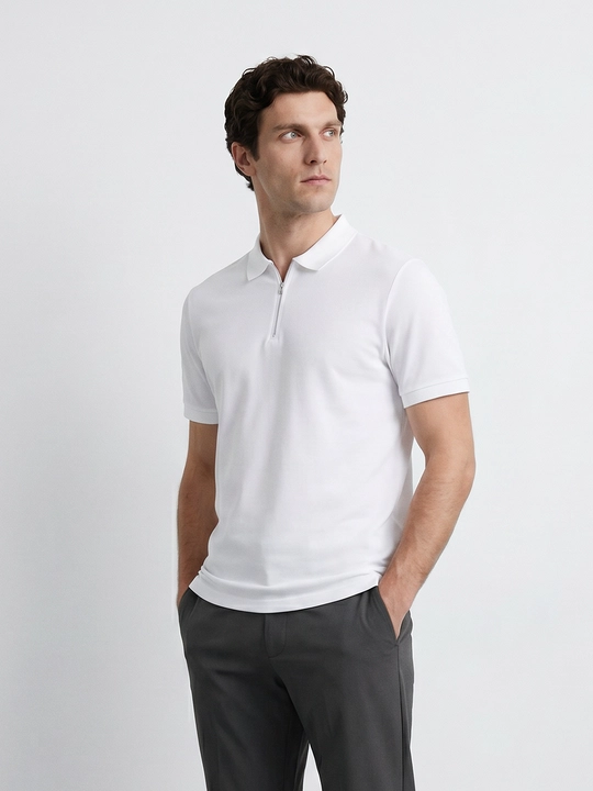 TERRA PRO erkaklar polo, fermuarli AW25CR2-17-22022