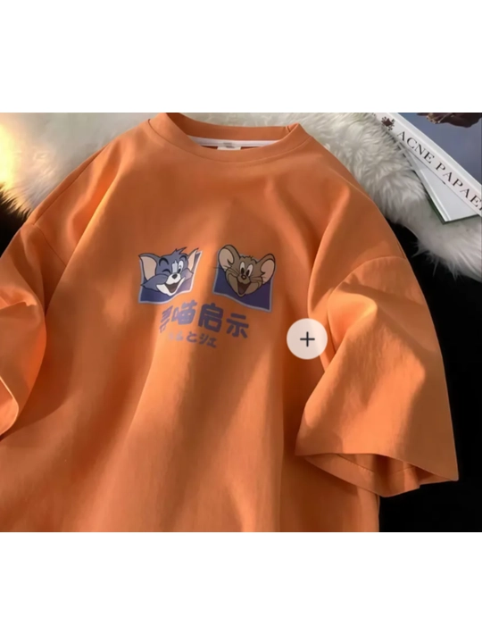 Женская oversize футболка Rubi&Jons — 100% мягкий хлопок, принт, унисекс модель