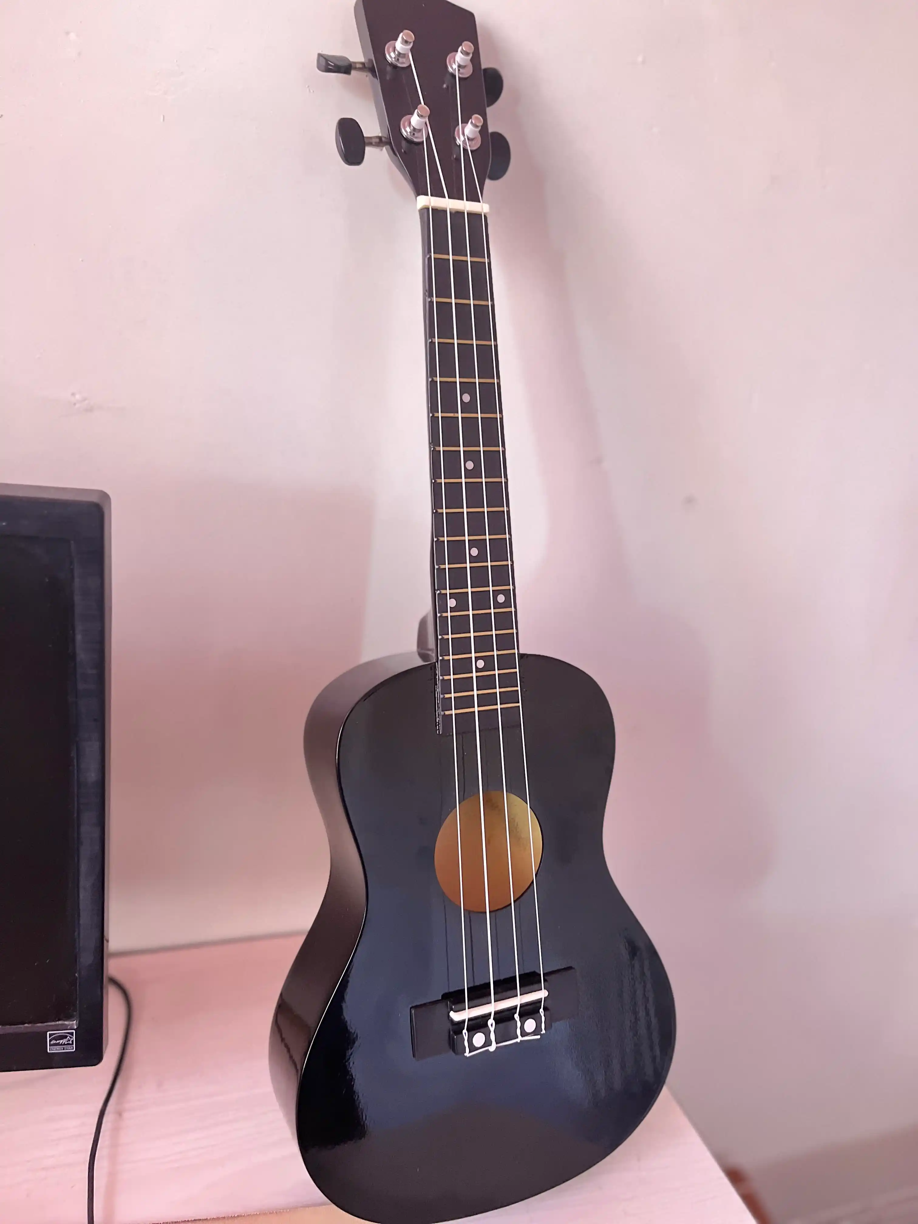 Konsert ukulelesi, 58 sm, musiqa asboblari to‘plami, mini gitara