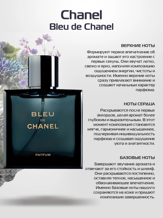 Atir Bleu de Chanel Gold AAA+ erkaklar uchun, 100 ml