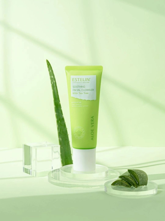 Пенка для умывания Estelin Hyaluronic Acid и Aloe Vera, 120 г