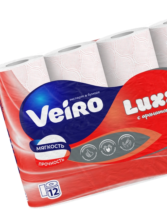 Veiro Luxx tarvuz hidli hojatxona qog‘ozi 12 rulon