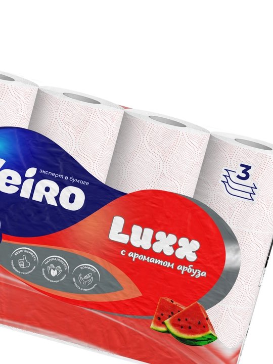 Veiro Luxx tarvuz hidli hojatxona qog‘ozi 12 rulon