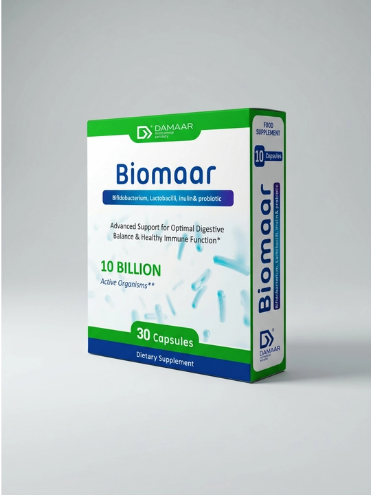 Biomaar probiotik prebiotik, ichak mikroflorasi uchun No30, Damaar