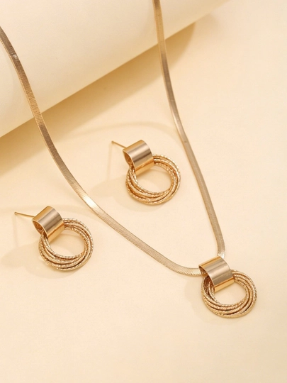Pearl Style 118 sun'iy marjon taqinchoqlar to'plami: marjon, sirg'a va bilaguzuk