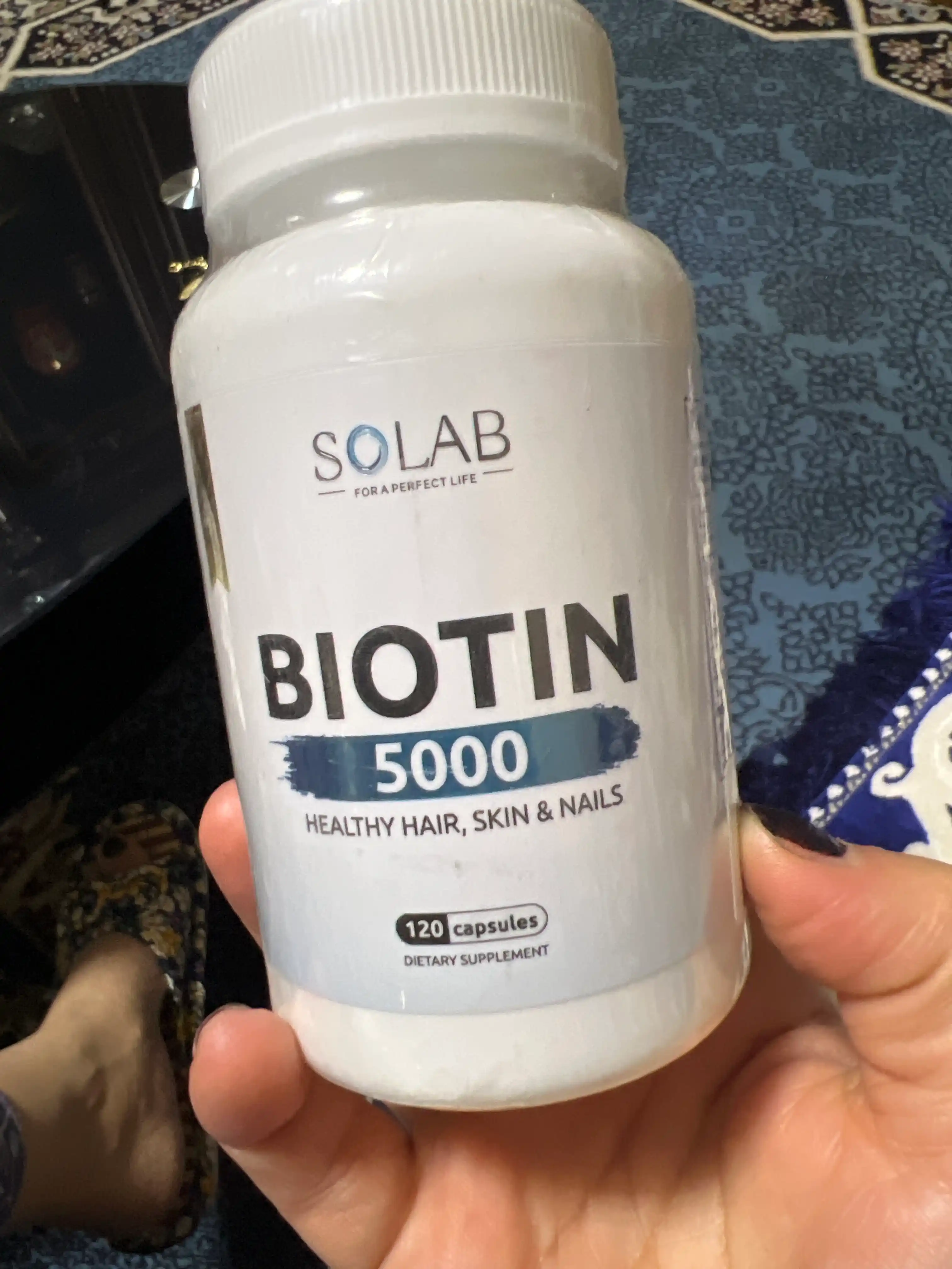 Biotin, SOLAB, 120 kapsula