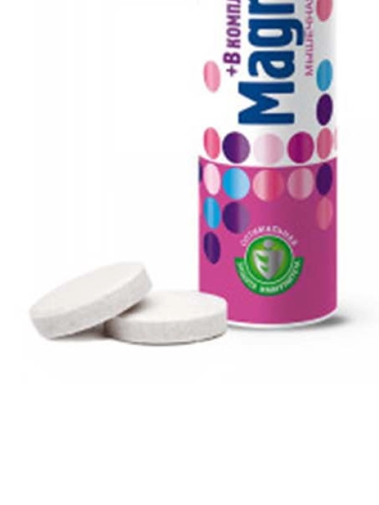 SUPRA VIT Magniy + B kompleksi shippildoq tabletkalari №20
