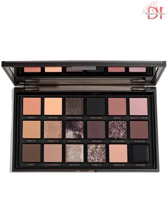 Стойкие тени Huda Beauty Pretty Grunge тени для век,  18 роскошных оттенков для wow макияжа