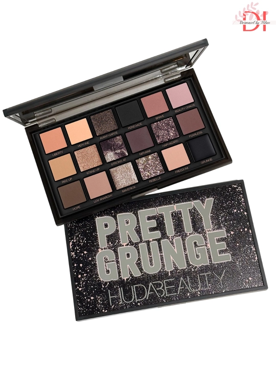 Стойкие тени Huda Beauty Pretty Grunge тени для век,  18 роскошных оттенков для wow макияжа