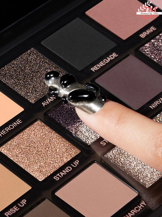 Стойкие тени Huda Beauty Pretty Grunge тени для век,  18 роскошных оттенков для wow макияжа