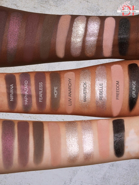 Стойкие тени Huda Beauty Pretty Grunge тени для век,  18 роскошных оттенков для wow макияжа