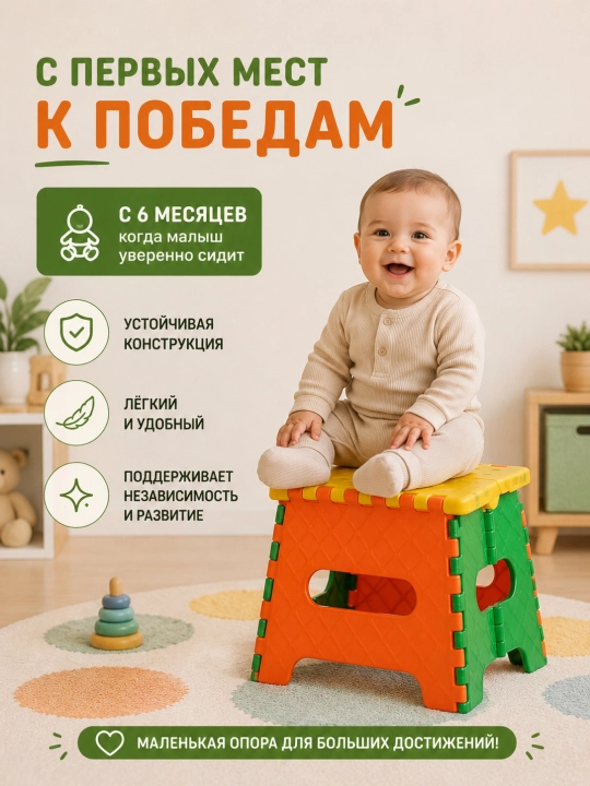 2 dona Bolalar uchun stul, portativ o‘rindiq, uy va sayohat uchun yig'ma stul