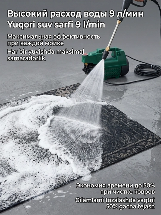Аппарат высокого давления, автомойка, 2200W