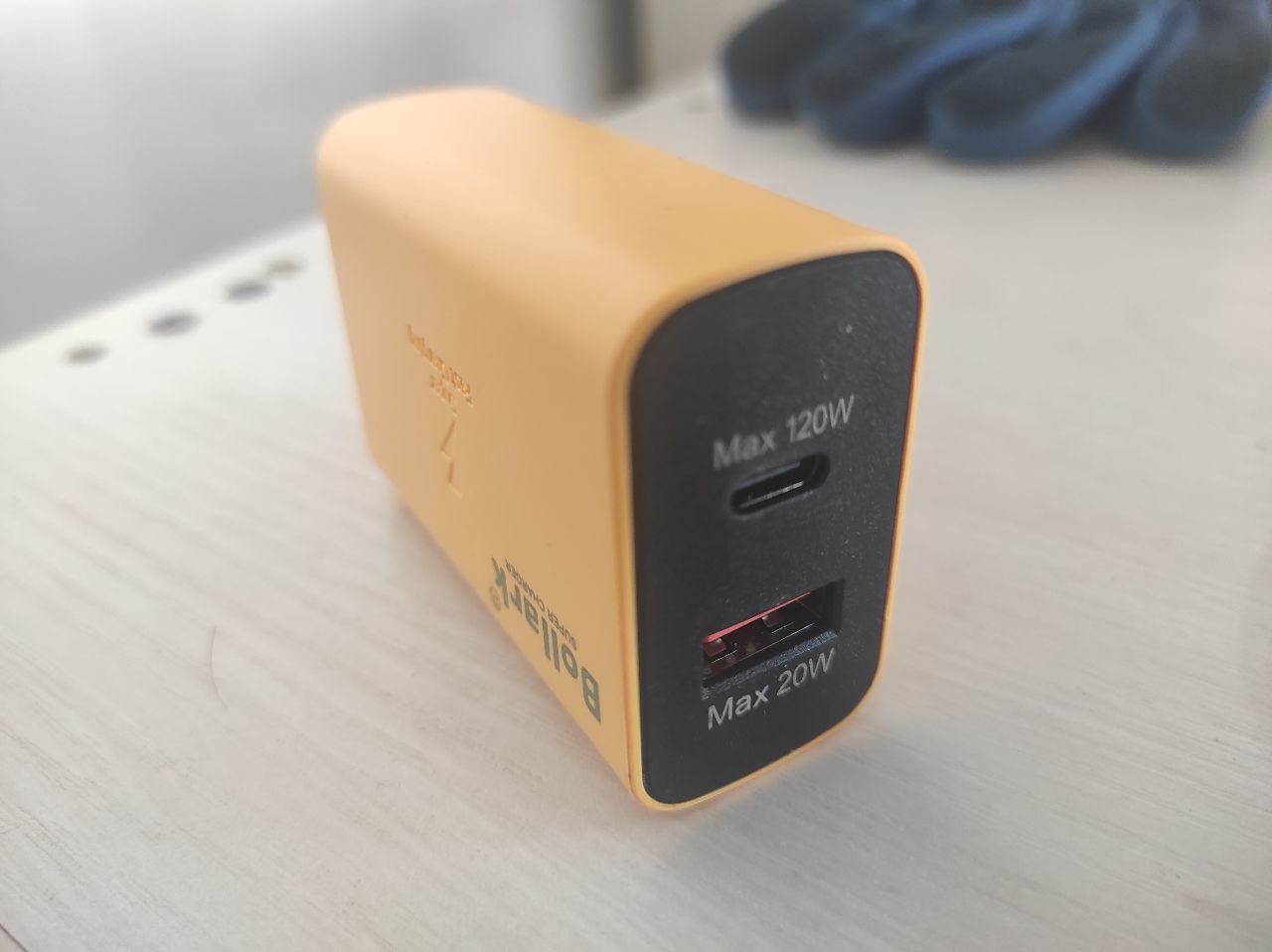 120W zaryadlash adapteri, tezkor zaryadlovchi qurilma