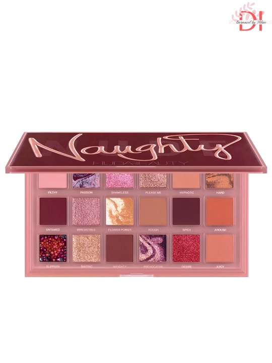 Тени для век Huda Beauty Naughty Nude 18 оттенков для выразительных глаз, эффектного образа