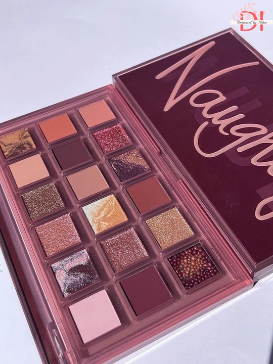 Тени для век Huda Beauty Naughty Nude 18 оттенков для выразительных глаз, эффектного образа