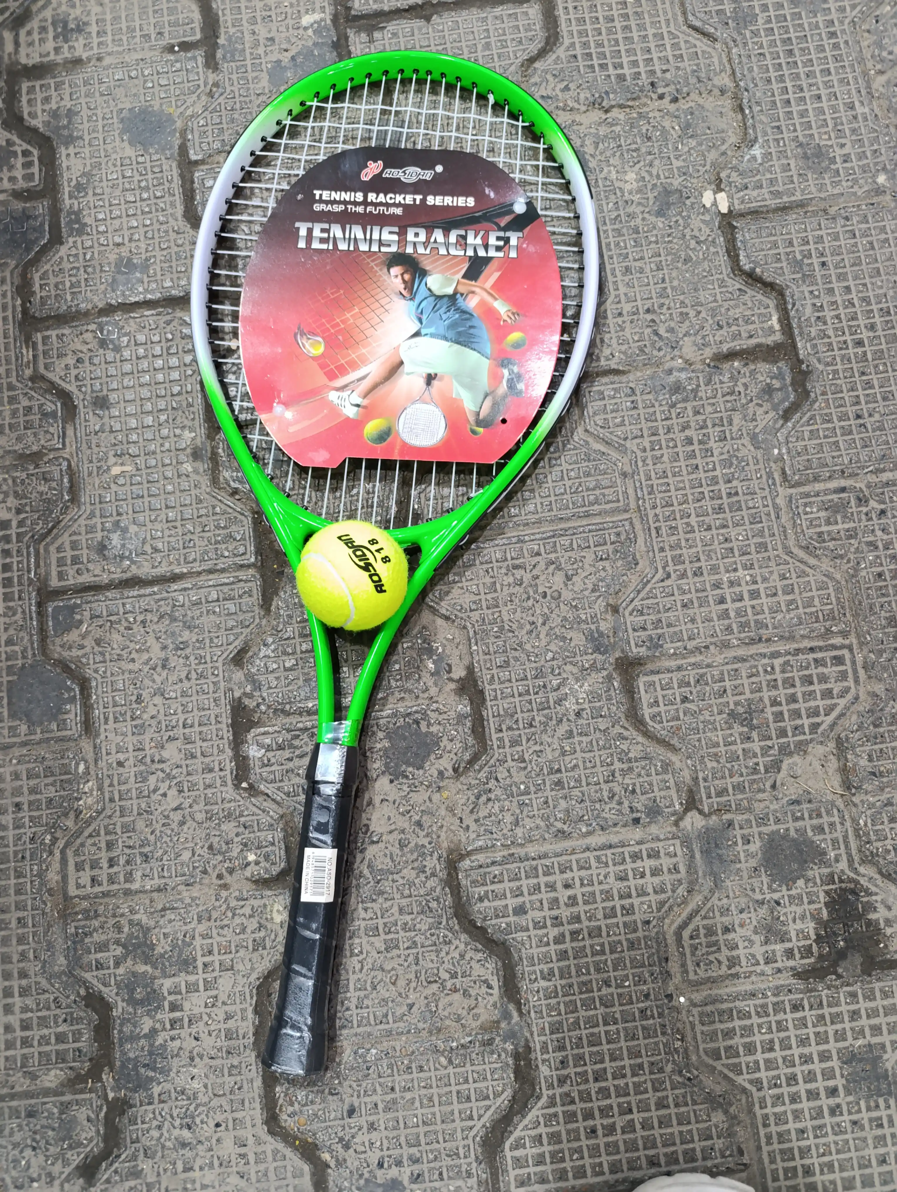 Professional tennis raketka to‘plami | 1 raketka + 1 koptok + chexol | boshlovchilar uchun