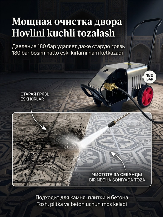 Автомойка высокого давления3000 Вт, автомойка