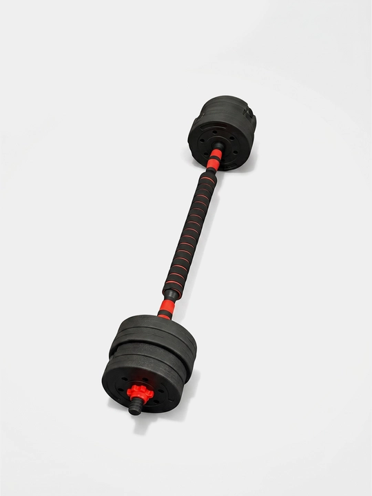 Uy uchun yig'ma sport anjomi: shtanga va gantel to'plami, 10 kg - 40 kg