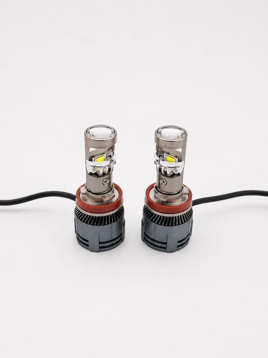 LED лампы ZIMMER A800 mini lens CANBUS ближний дальний свет 6000K