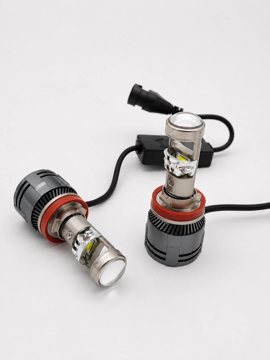 LED лампы ZIMMER A800 mini lens CANBUS ближний дальний свет 6000K