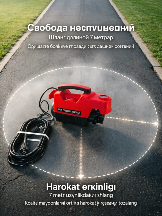 Мойка автомобиля, мойка авто, мойка высокого давления, 1800W/2200W