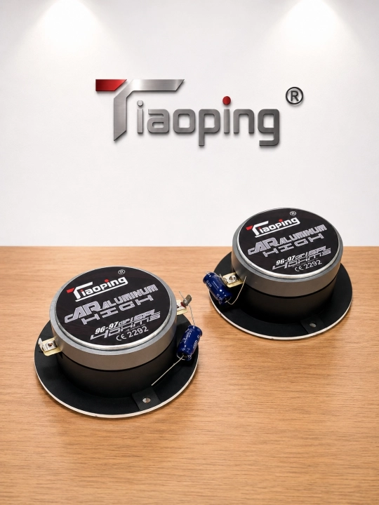 Рупорный твитер пишалка Tiaoping TS-T120 800W, компонентная авто акустика 25 мм