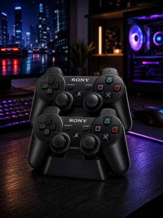 Беспроводной геймпад DualShock 3, комплект 2 шт, для PlayStation и ПК