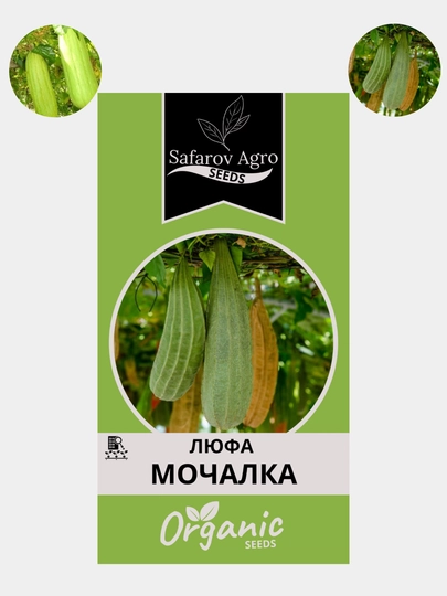 Семена мочалки Люффа. Люфа для выращивания. Натуральная мочалка — СЕМЕНА1-ЛЮФА1-АЛЫЙ