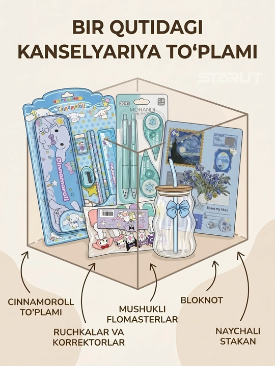 Подарочный набор для девочки с сумочкой аксессуарами для девочек и мальчиков детский набор