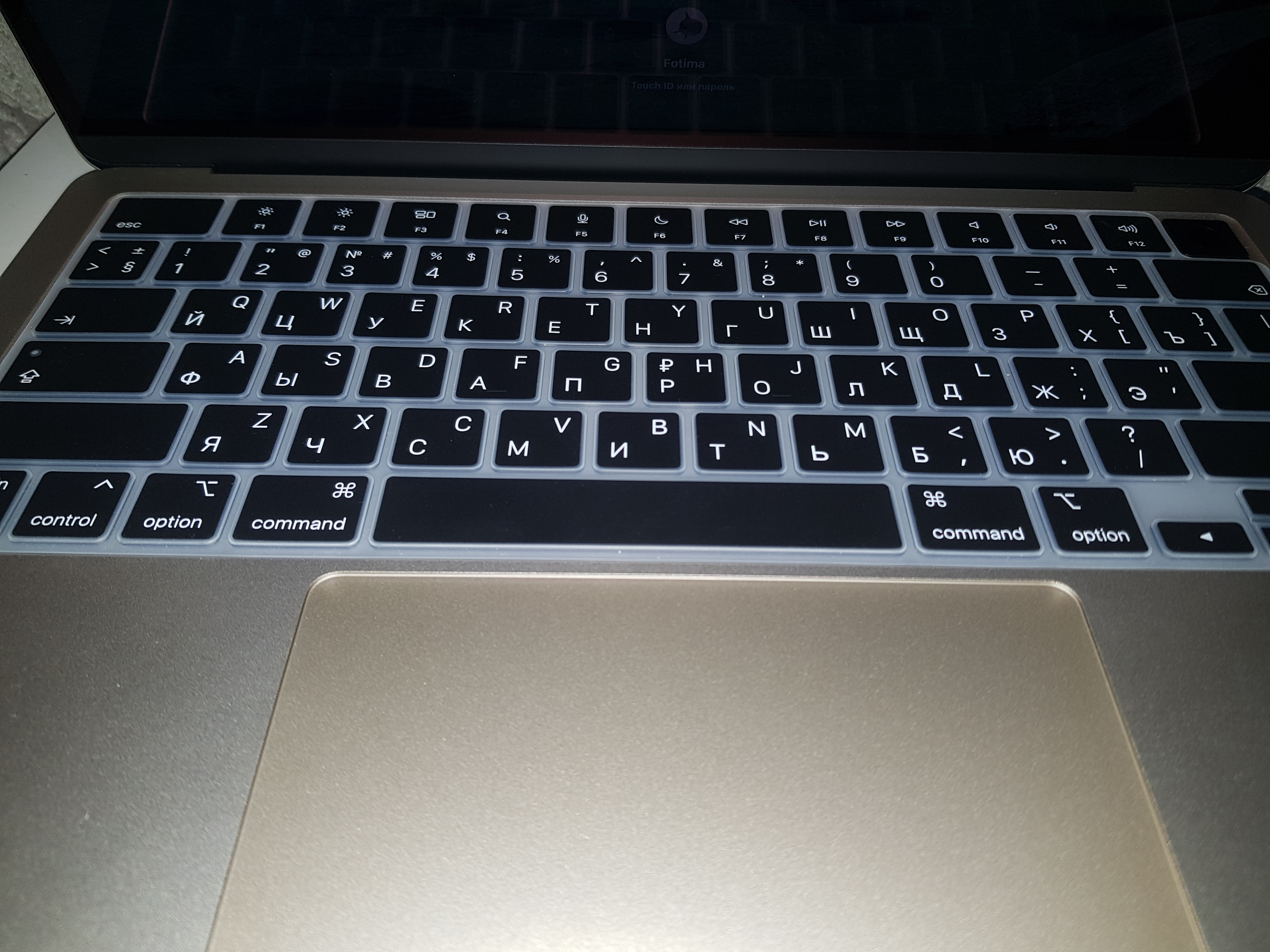 Чехол для клавиатуры MacBook Pro 14/16/ Air 15.3/13.6,Neo,M5, M4, M3, M2, M1, Max, Rus/Eng
