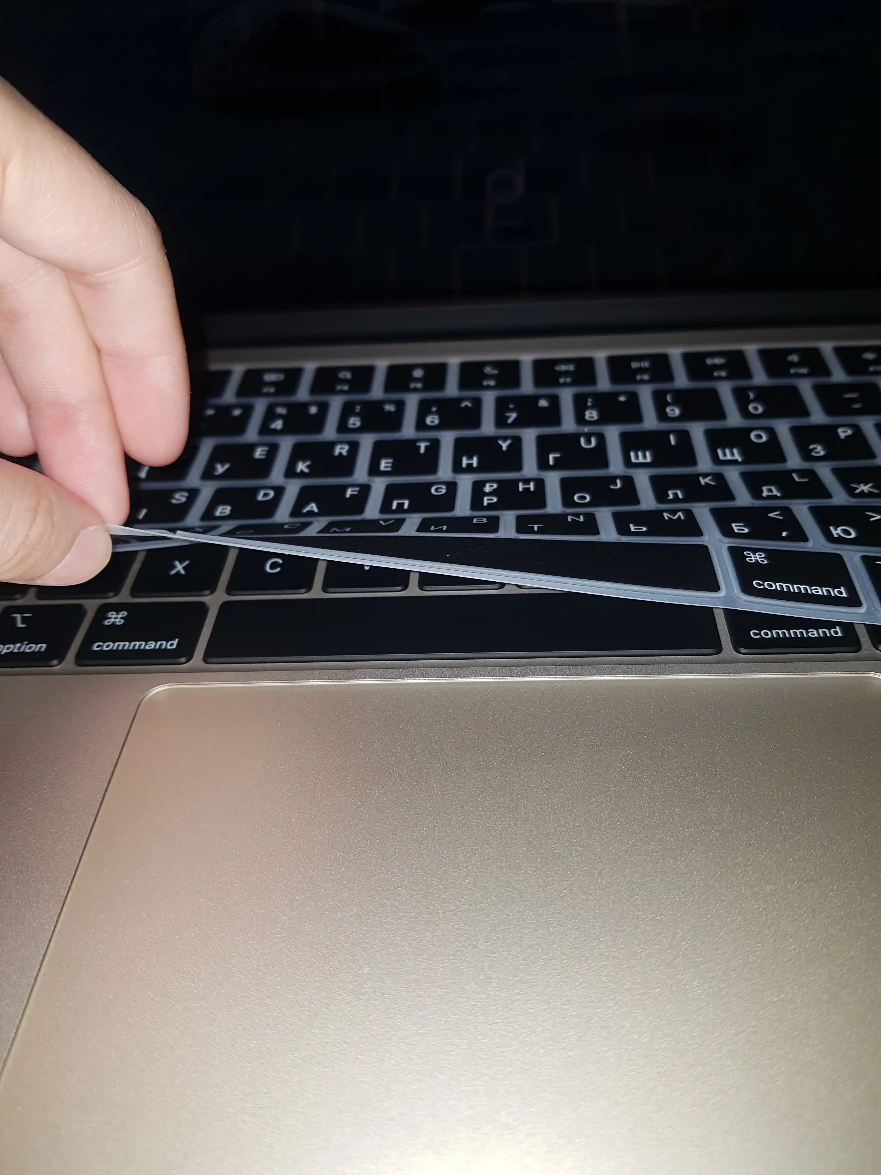 Чехол для клавиатуры MacBook Pro 14/16/ Air 15.3/13.6,Neo,M5, M4, M3, M2, M1, Max, Rus/Eng