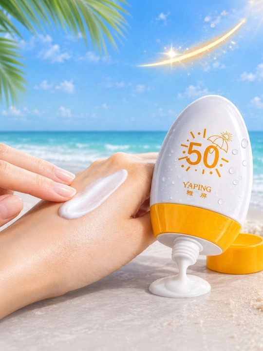 SPF 50+ sentellali quyoshdan himoya kremi