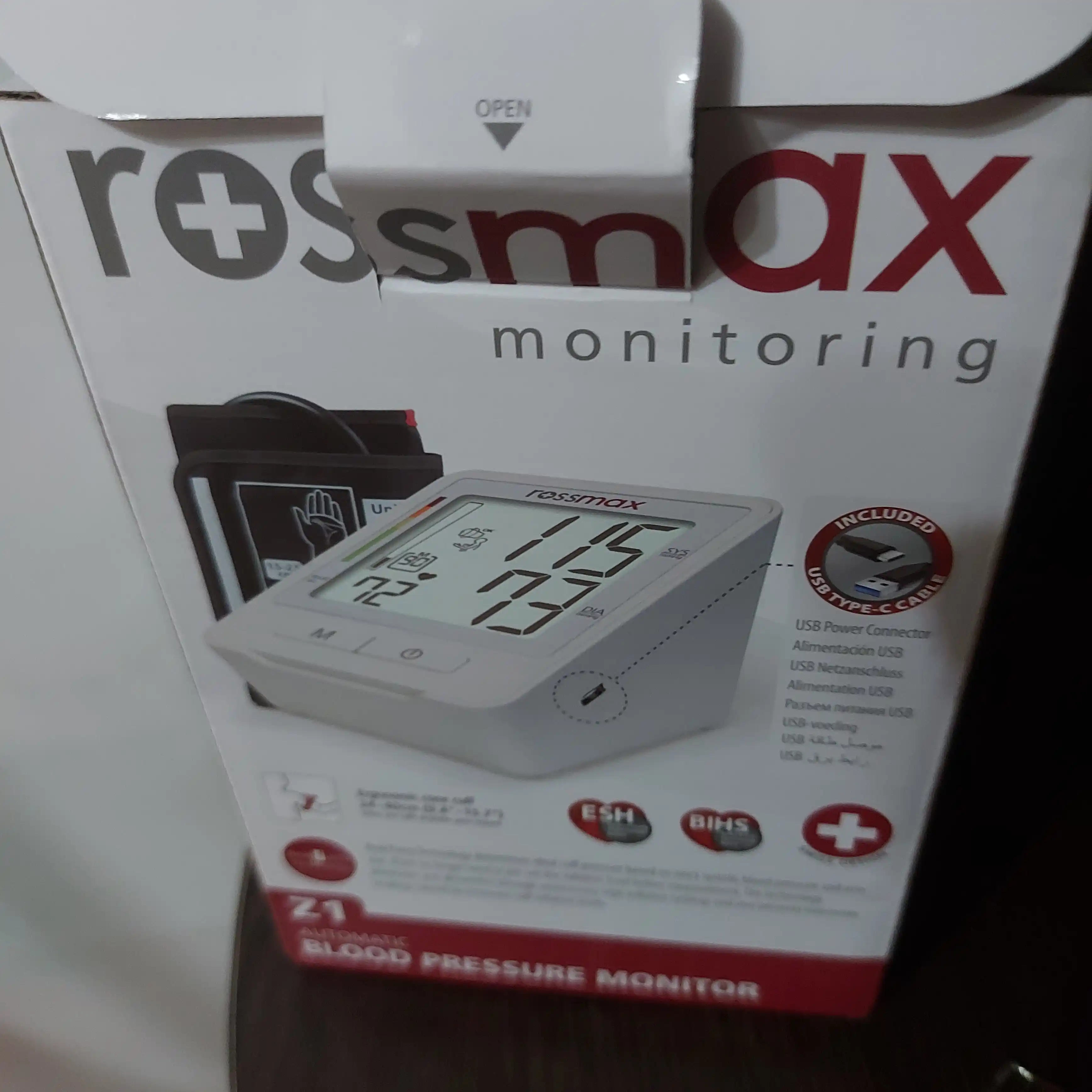 Raqamli avtomatik tonometr Z1 Rossmax Swiss
